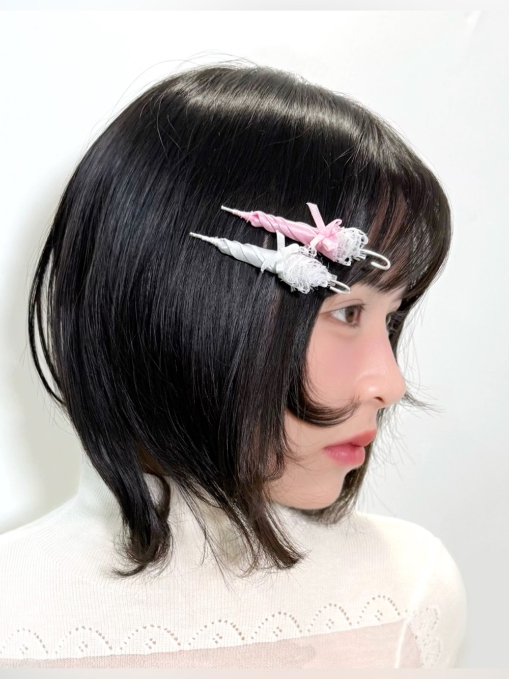 Vintage Japanese Lace umbrella 🌂 hair clip